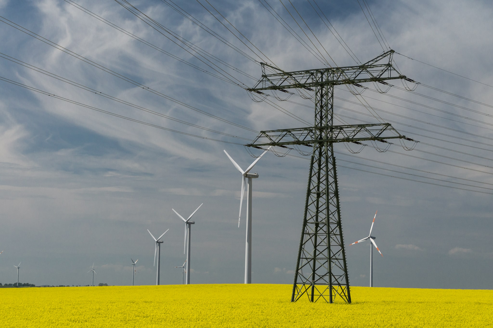 Hakenstedt Hochspannungsleitung