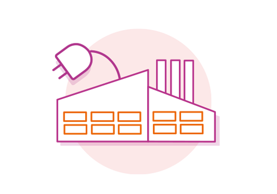 Illustration Gewerbestrom