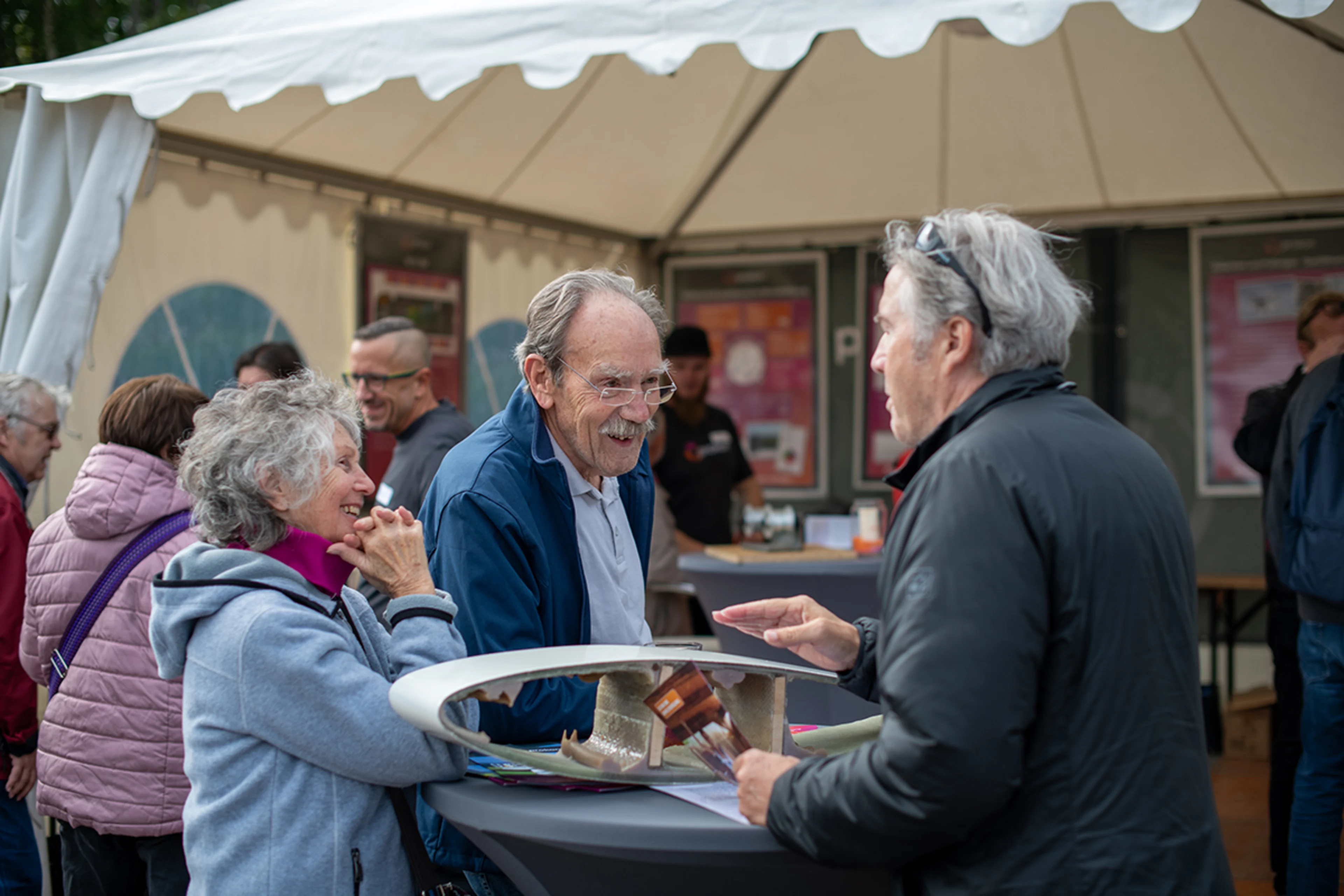 Infoangebot beim Windparkfest Langenbach