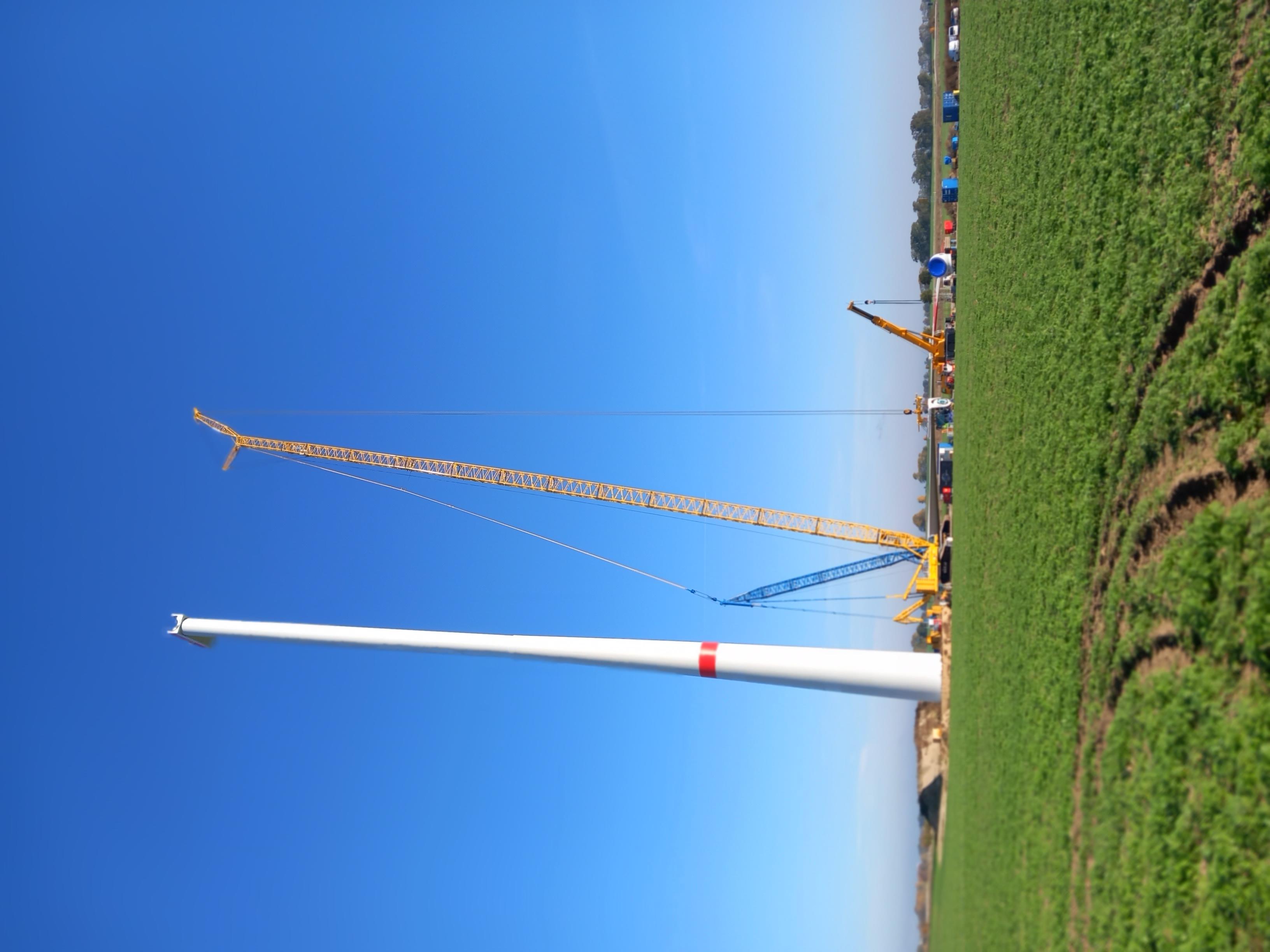 Windenergieanlage im Windpark Friedersdorf