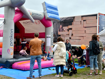 Prokon bouncy castle at Children's Day 2024 in Itzehoe