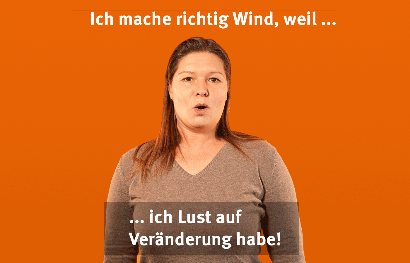 Wir machen richtig Wind