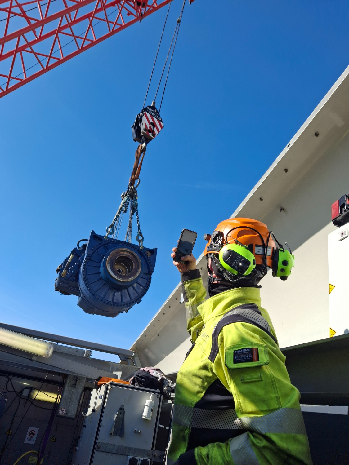 Finnische Techniker im Einsatz