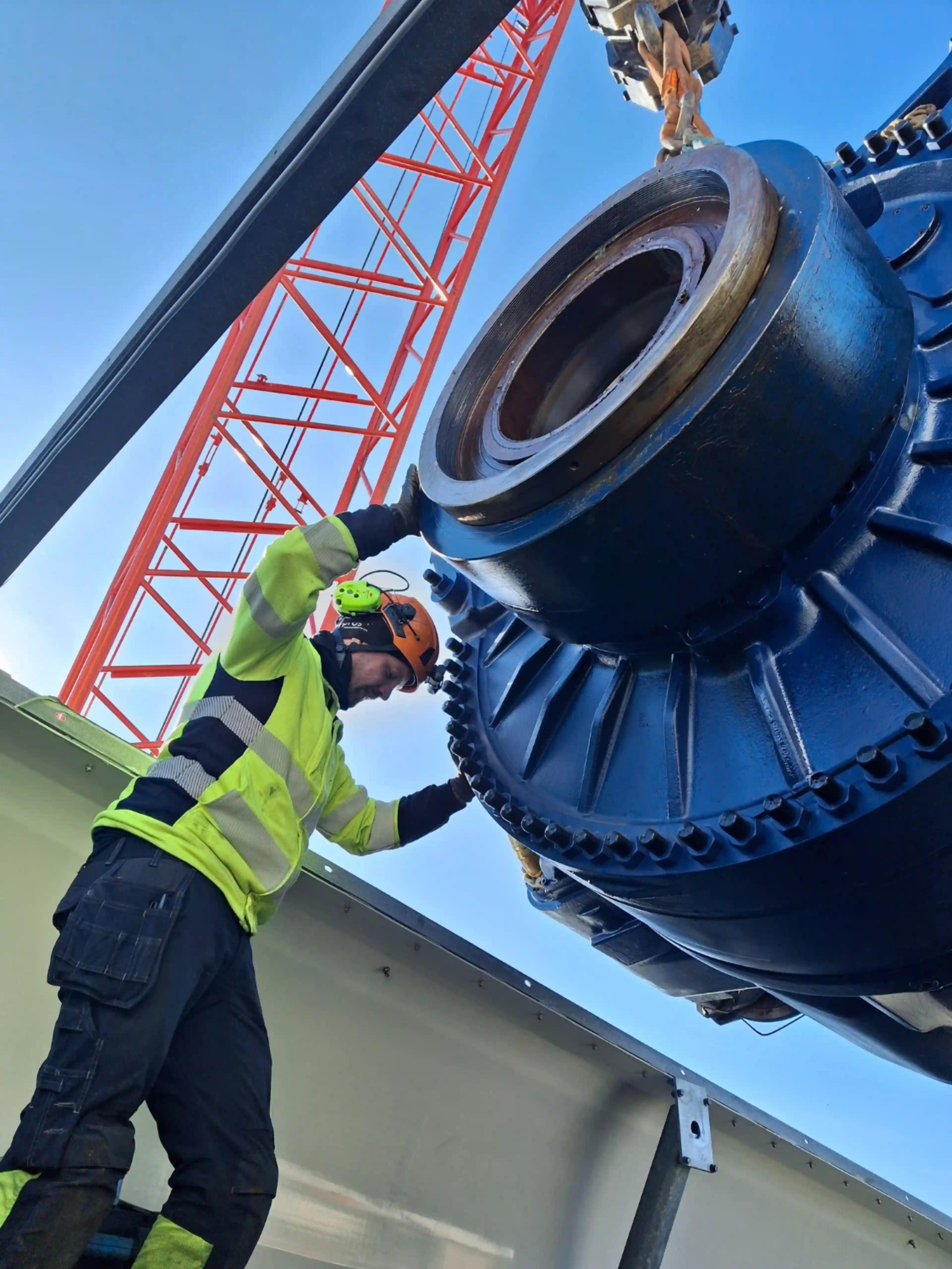 Finnische Techniker im Einsatz