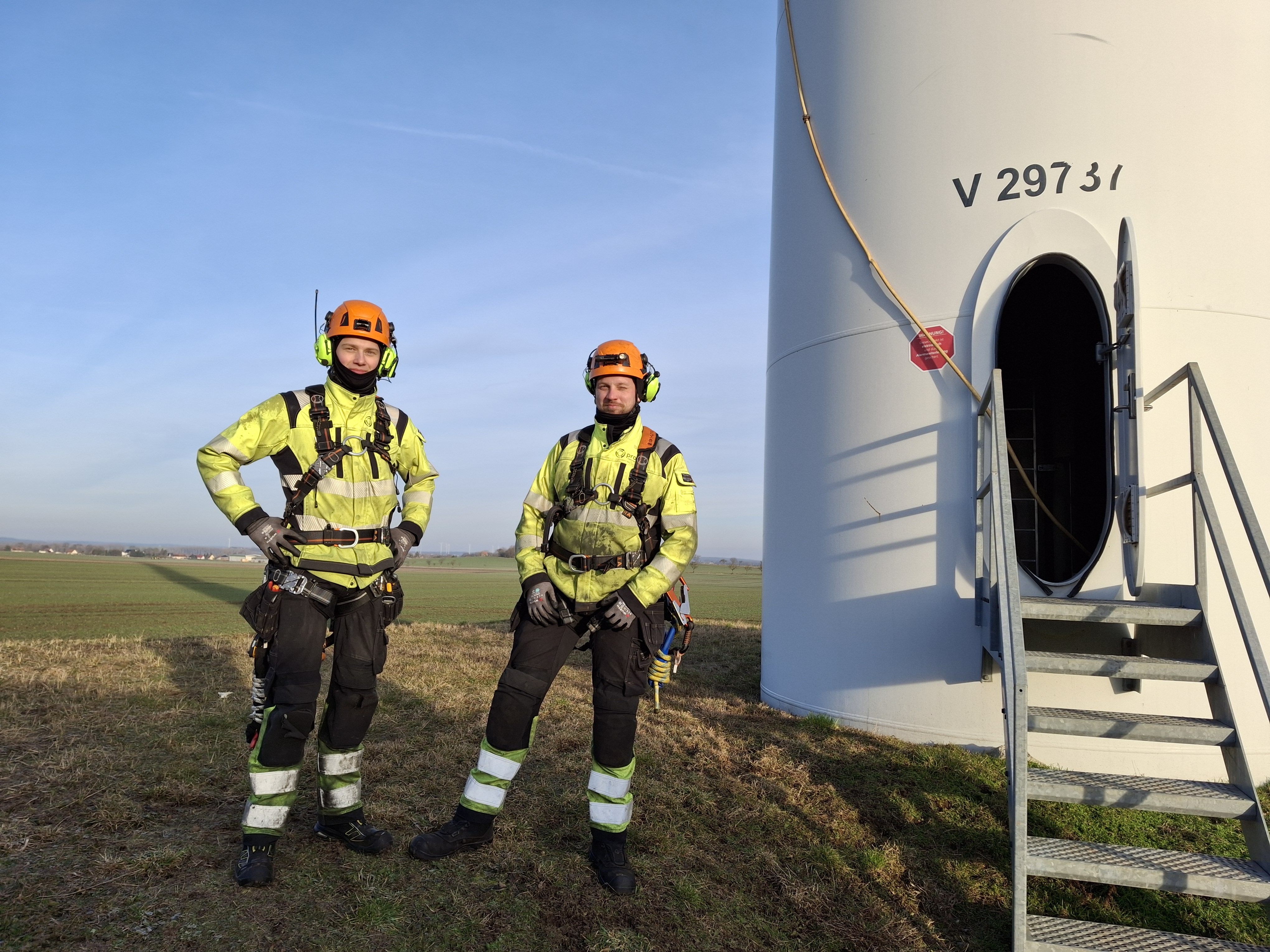 Finnische Techniker im Einsatz