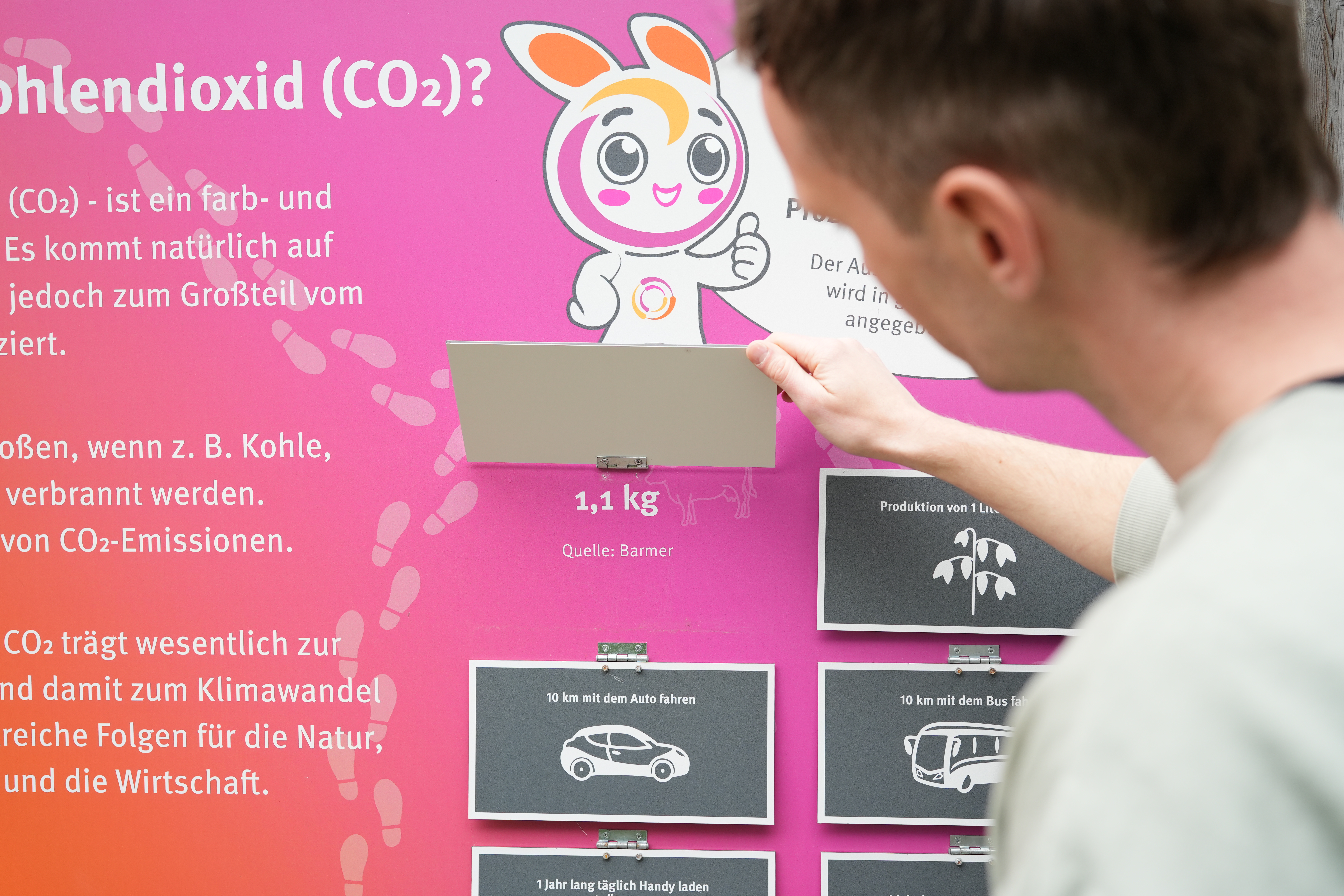 Eine Tafel des Prokon-Energiepfads
