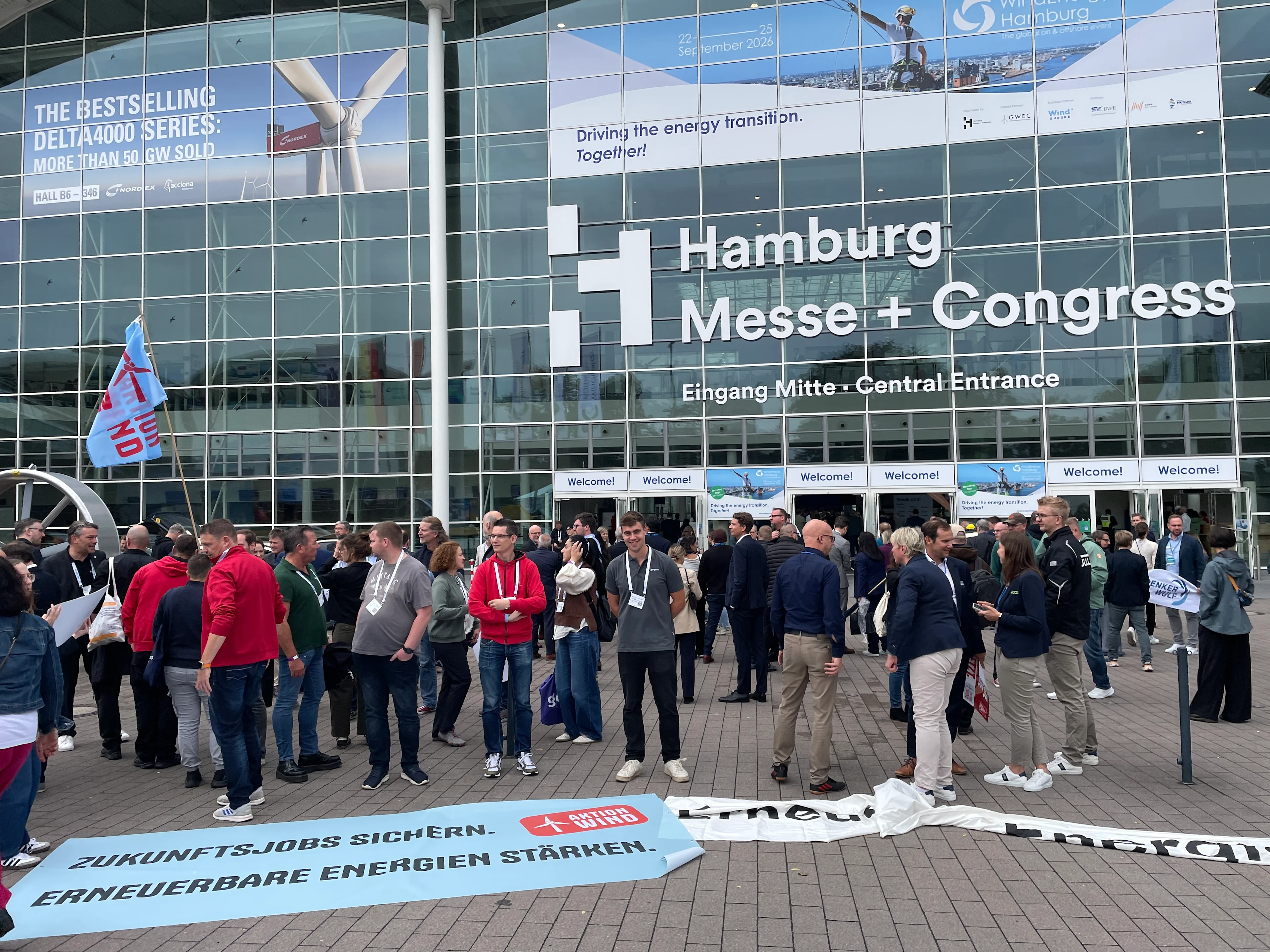 Aktion Wind auf der WindEnergy Hamburg 2026