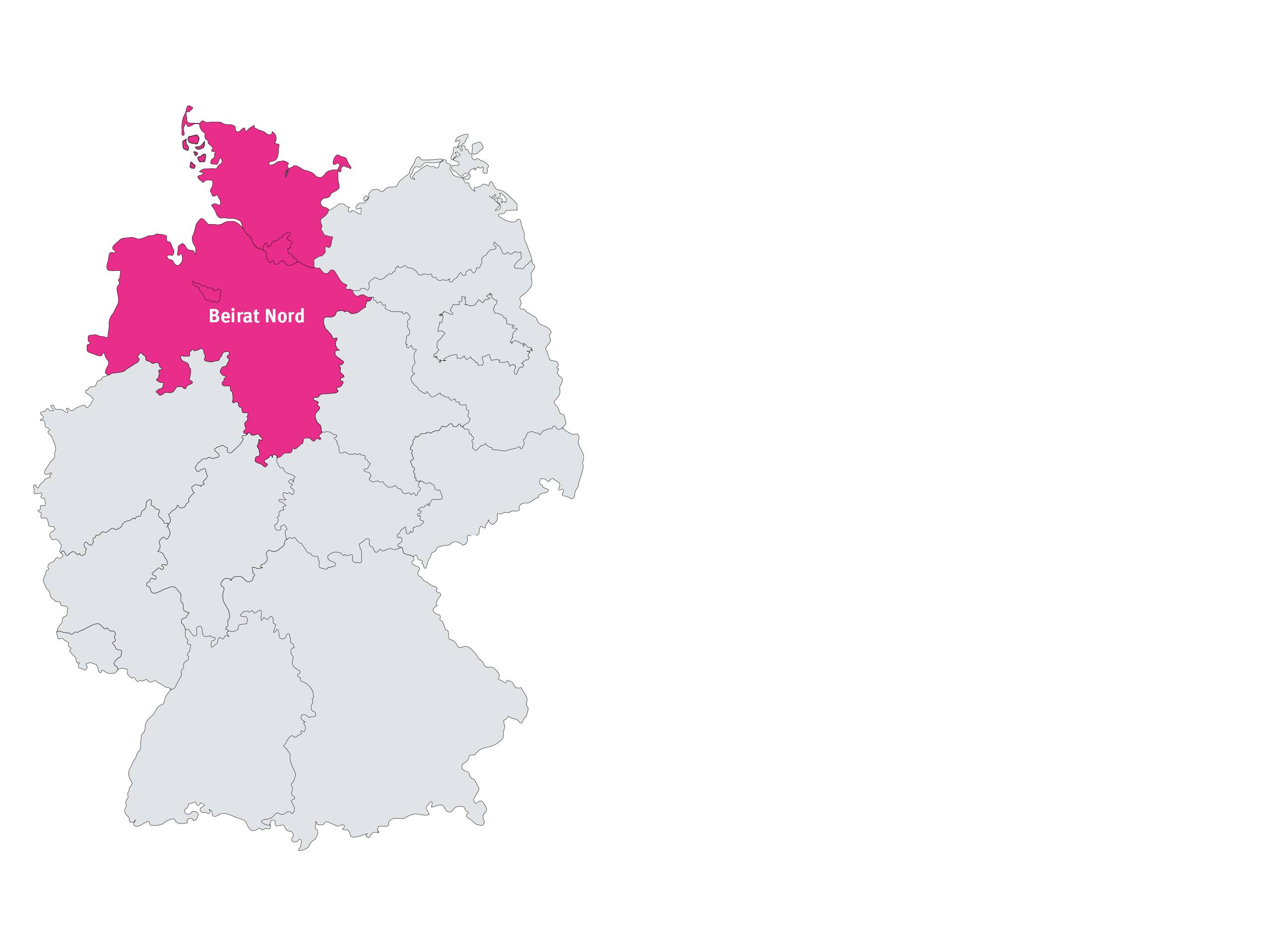 Map of the Northern Advisory Board