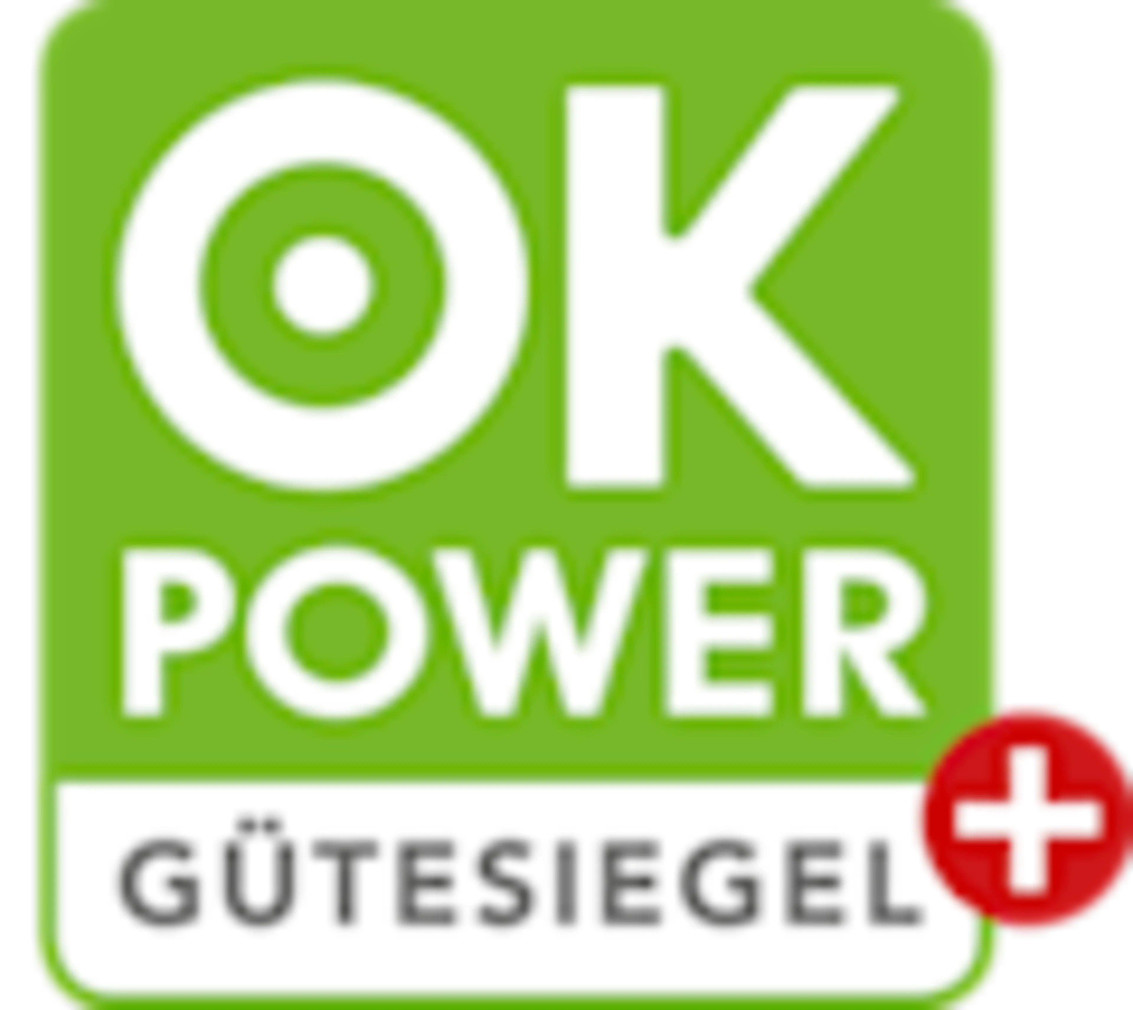 ok-power-plus certification label
