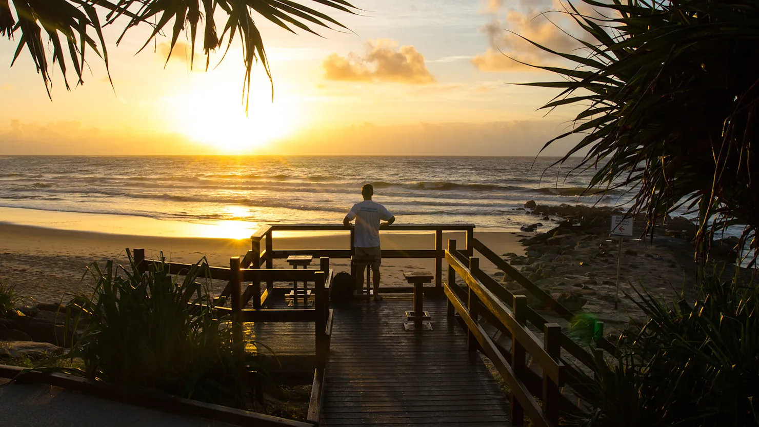 Sunrise at the beach