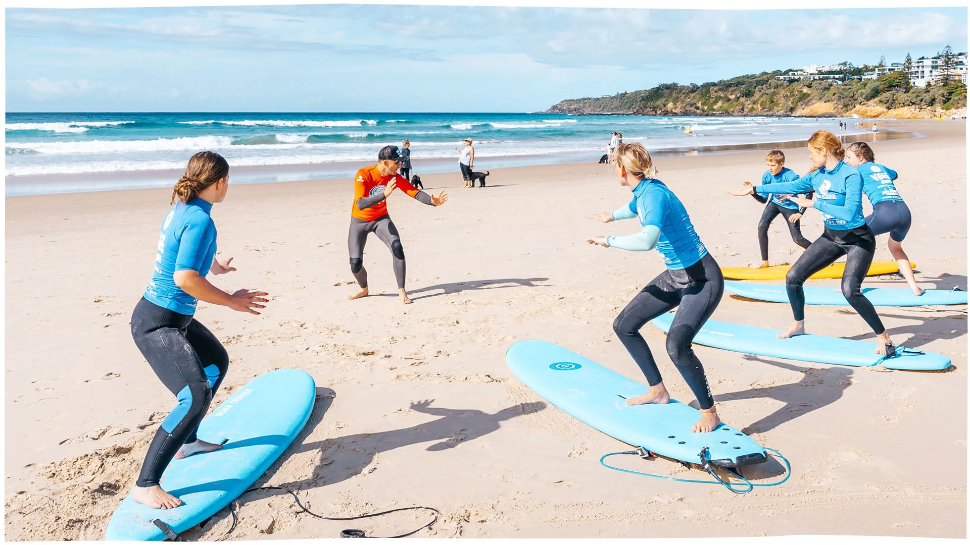 Coolum Learn to Surf School, Coolum Beach