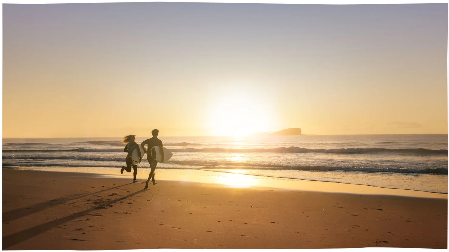 Surfers at Mudjimba