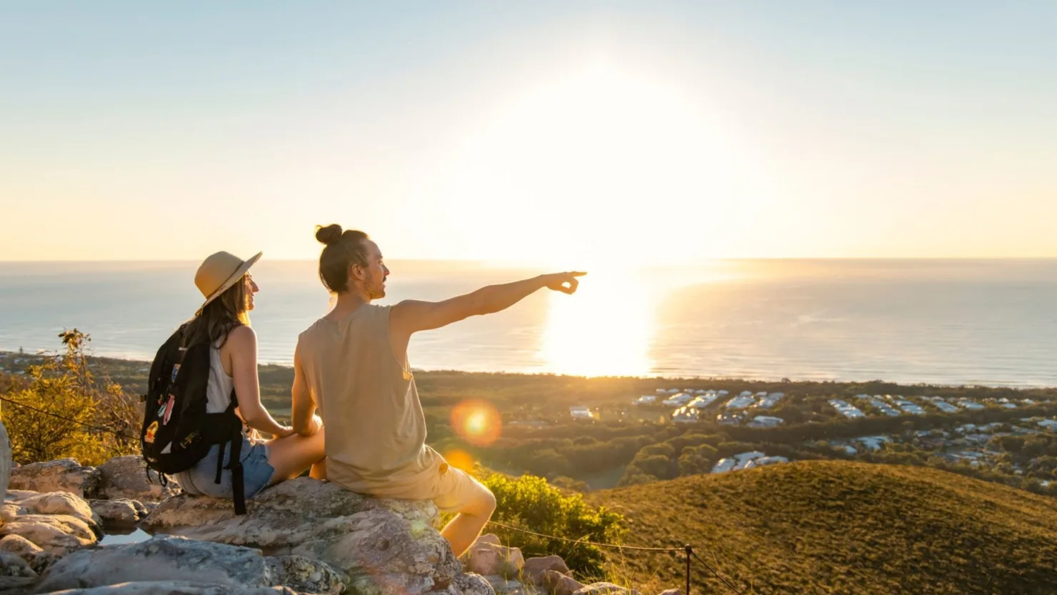 Sunrise at Mount Coolum