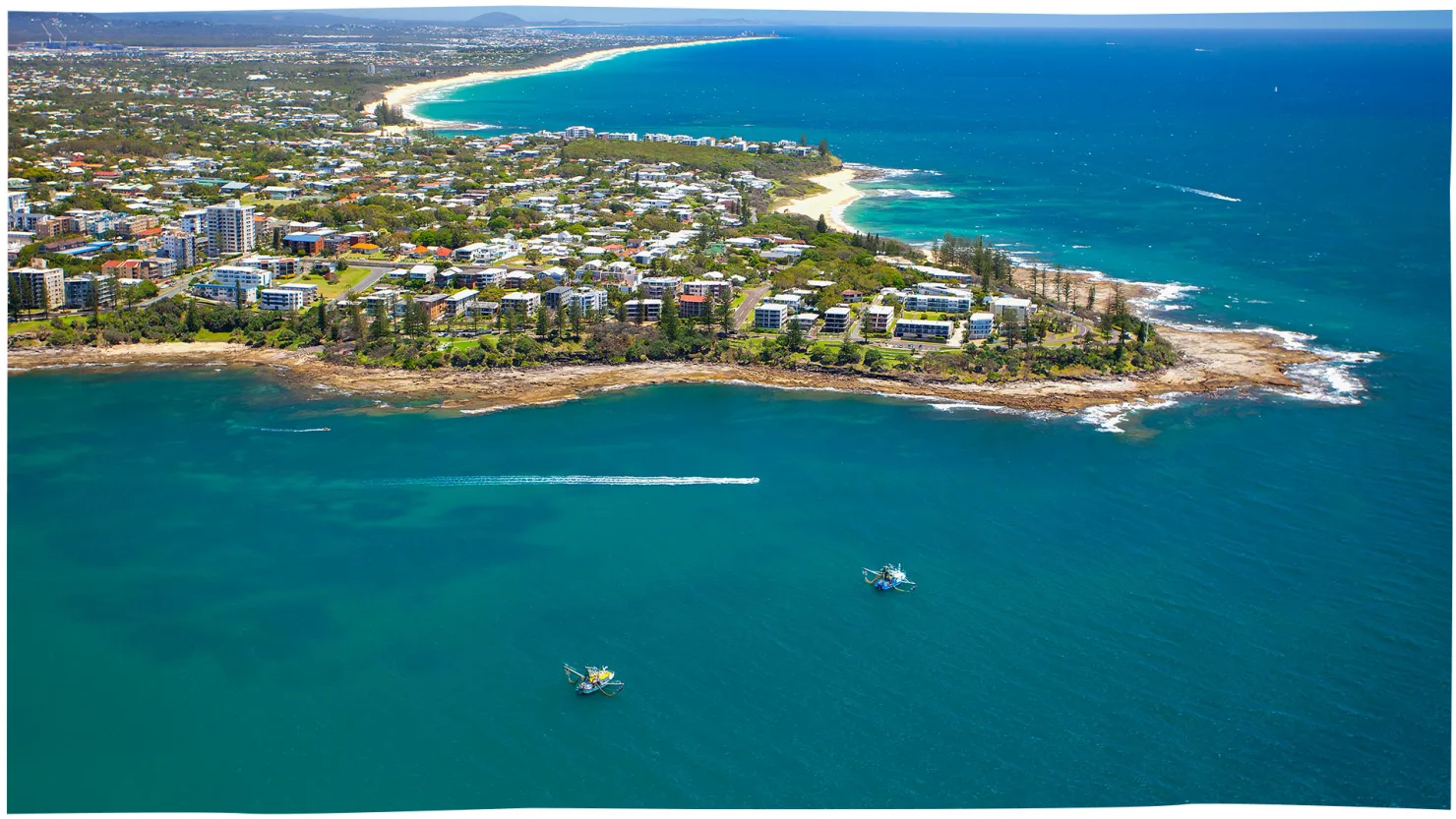 Caloundra Coast from the air