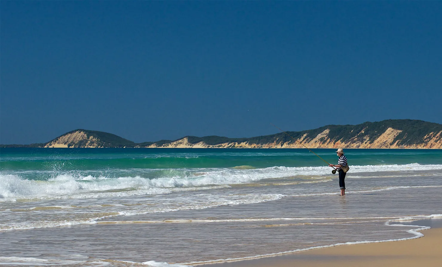 Fishing at Rainbow Beach