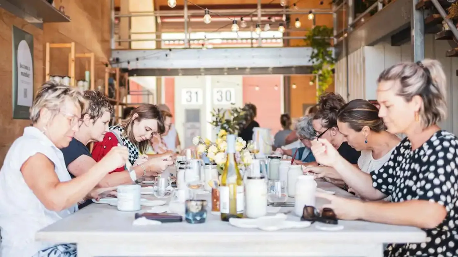 Glaze and Graze at The Pottery Studio, The Curated Plate