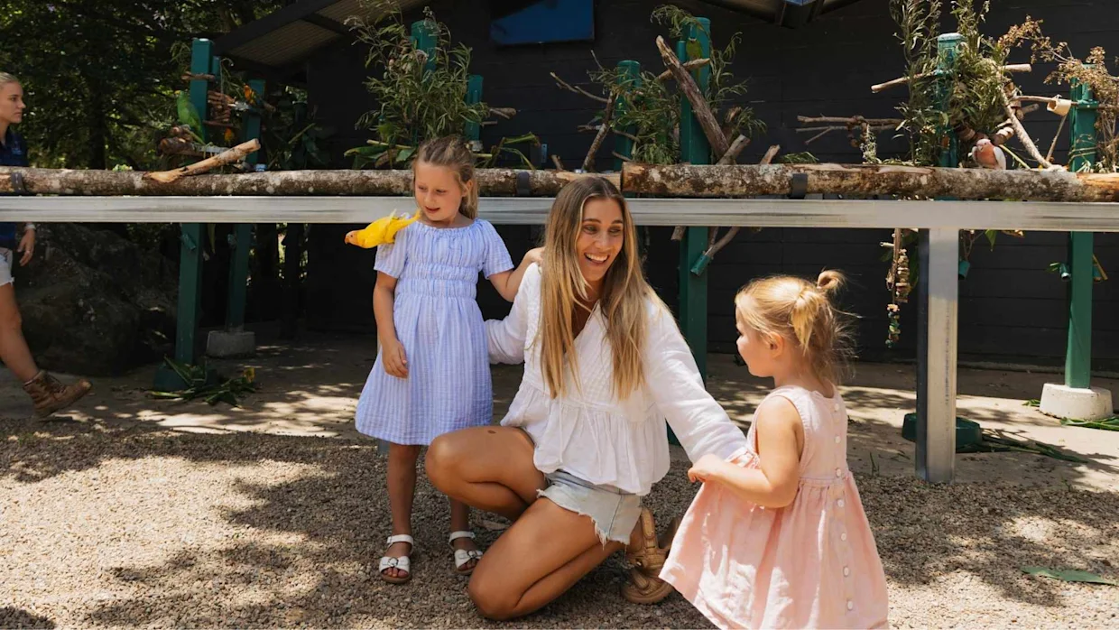 Family at Maleny Botanic Gardens & Bird World, Sunshine Coast Hinterland