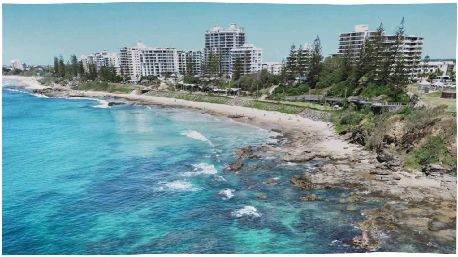 Mooloolaba Beach. Credit: @demigavin