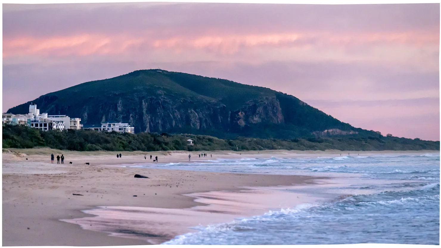 Mount Coolum from the beach