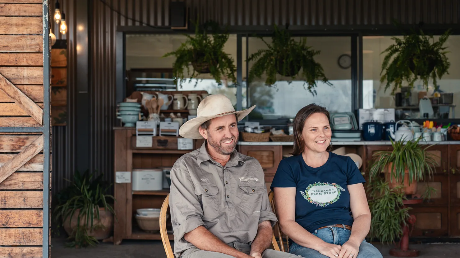 Tim and Amber Scott, Owners of Kandanga Farm Store