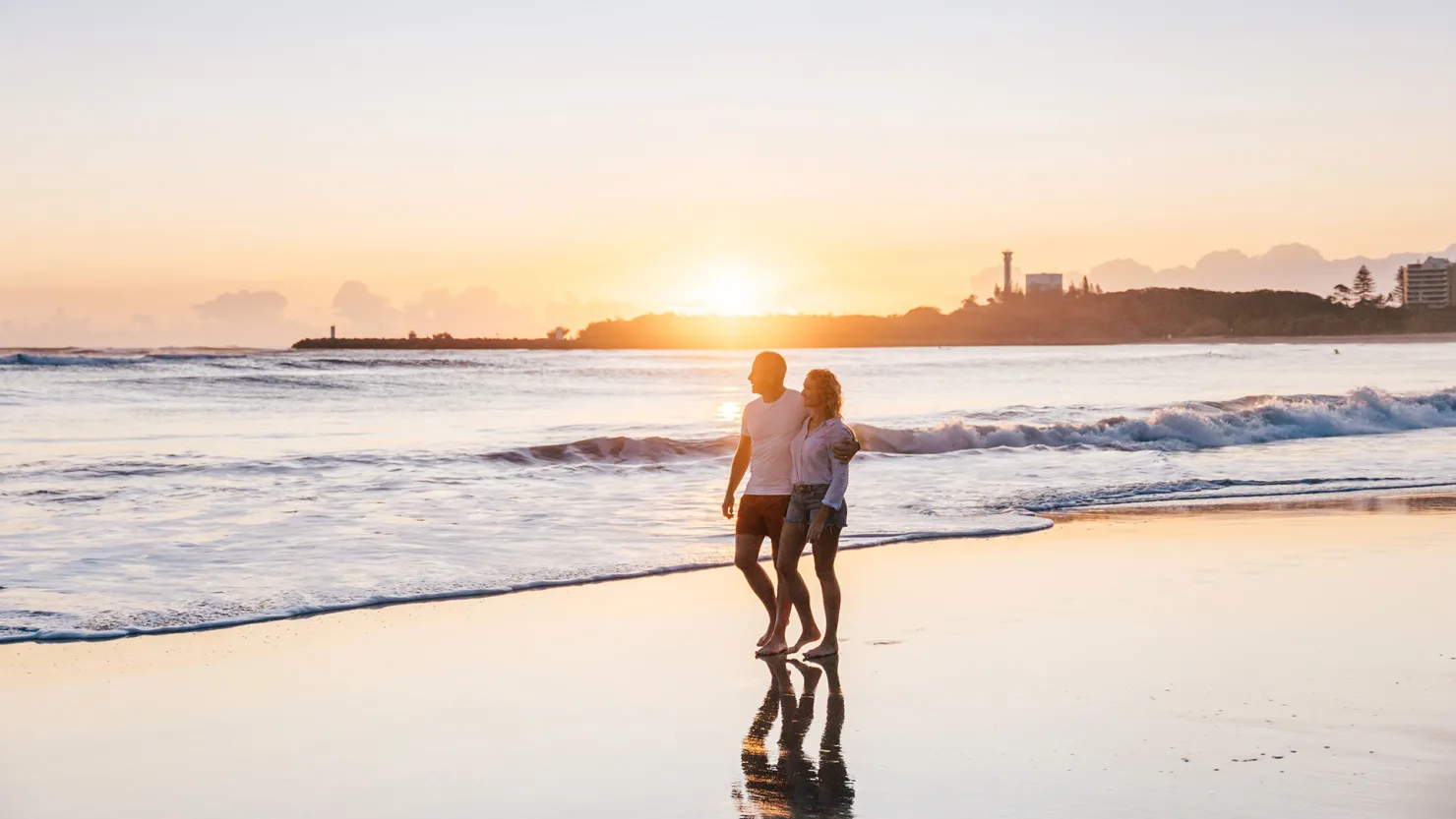 Sunrise at Mooloolaba Beach