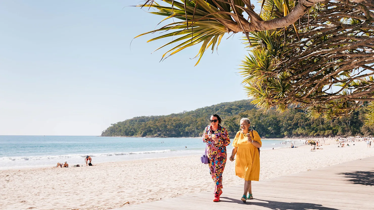 Noosa Main Beach, Accessible Tourism. Credit: Tourism & Events Queensland