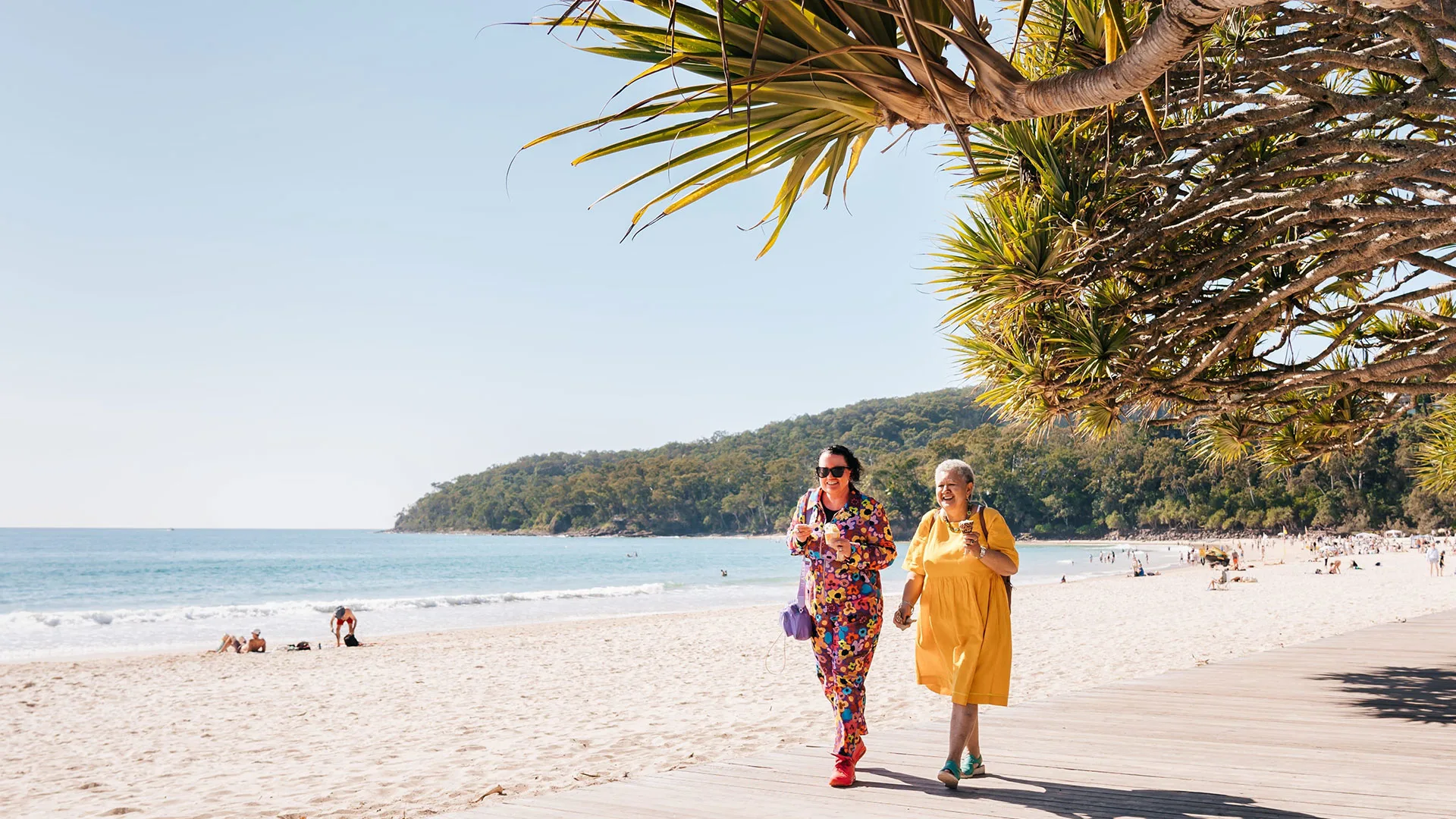 Noosa Main Beach, Accessible Tourism. Credit: Tourism & Events Queensland