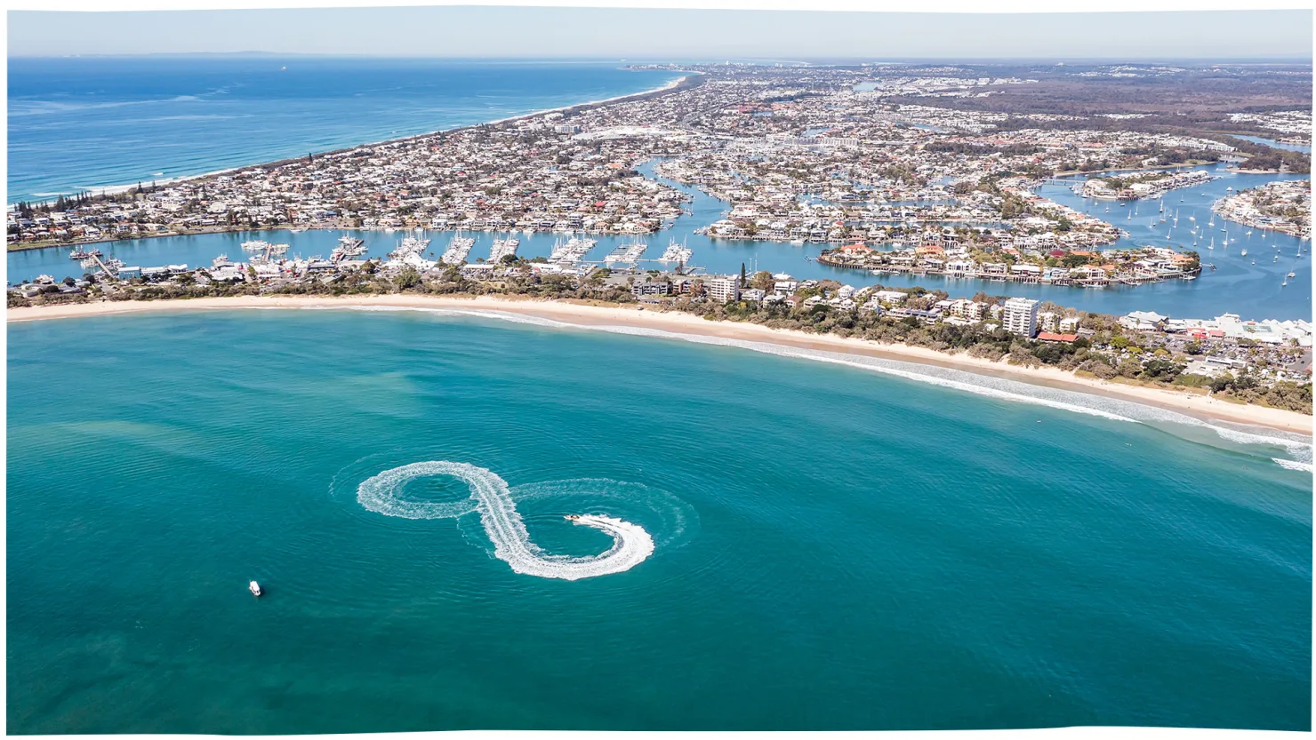 Mooloolaba Beach.