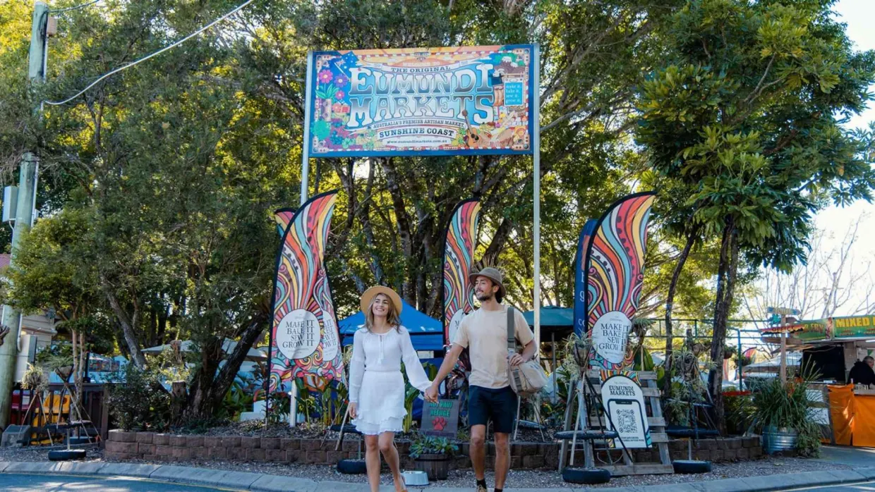 Couple at Eumundi Markets, Eumundi