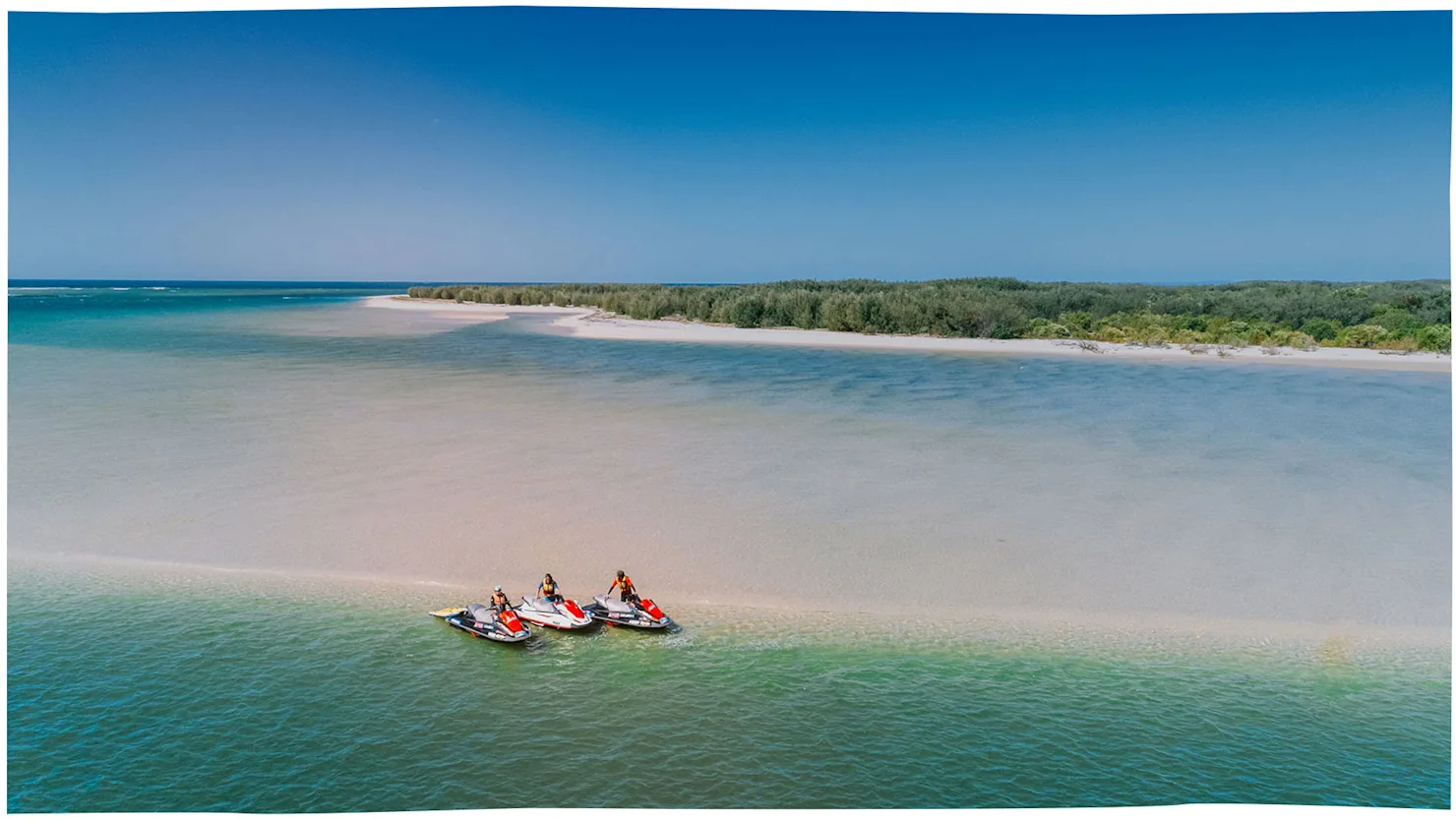 Jetskis on Pumicestone Passage