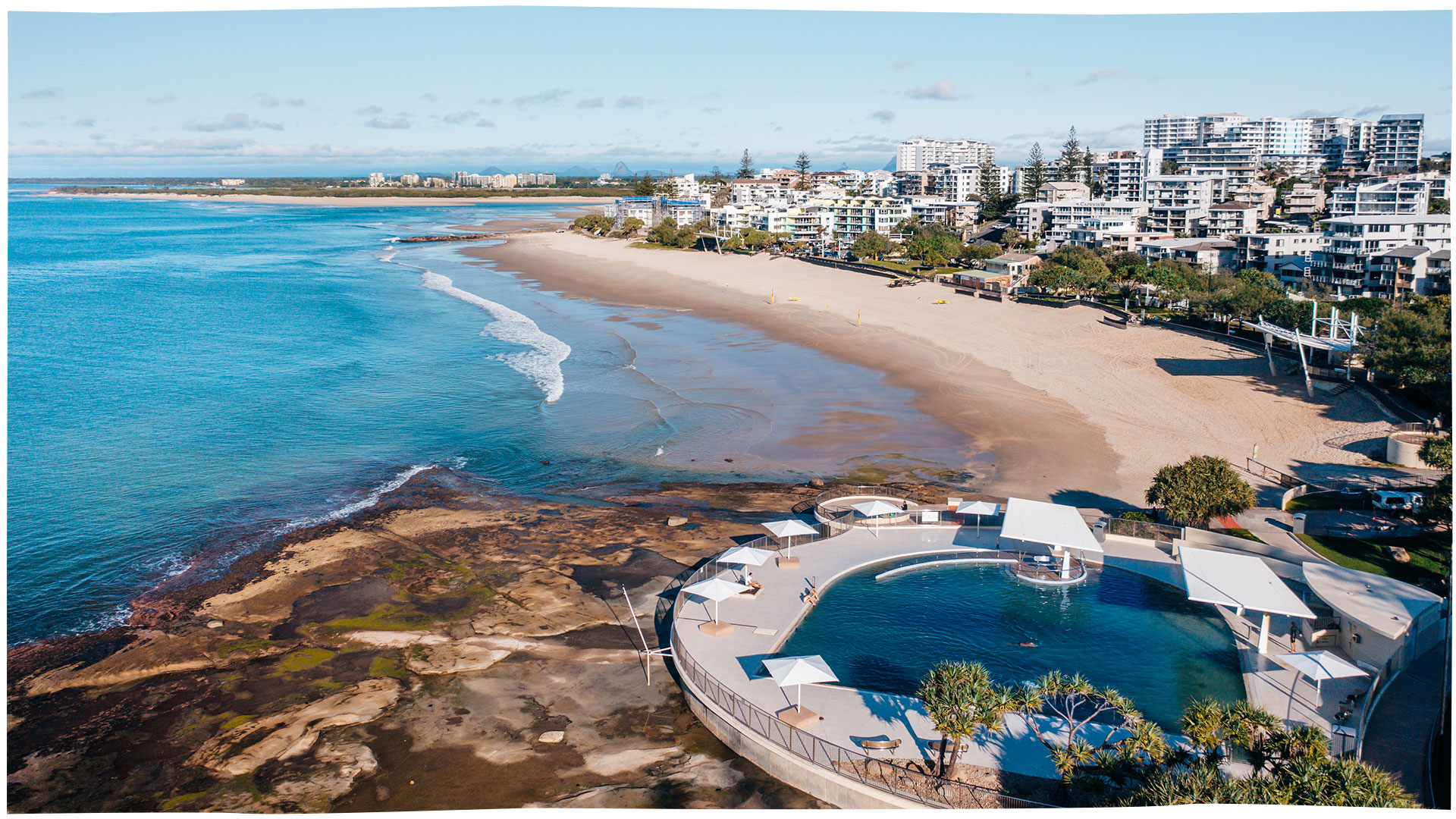 Kings Beach Visit Sunshine Coast   Kingsbeach Aerial 