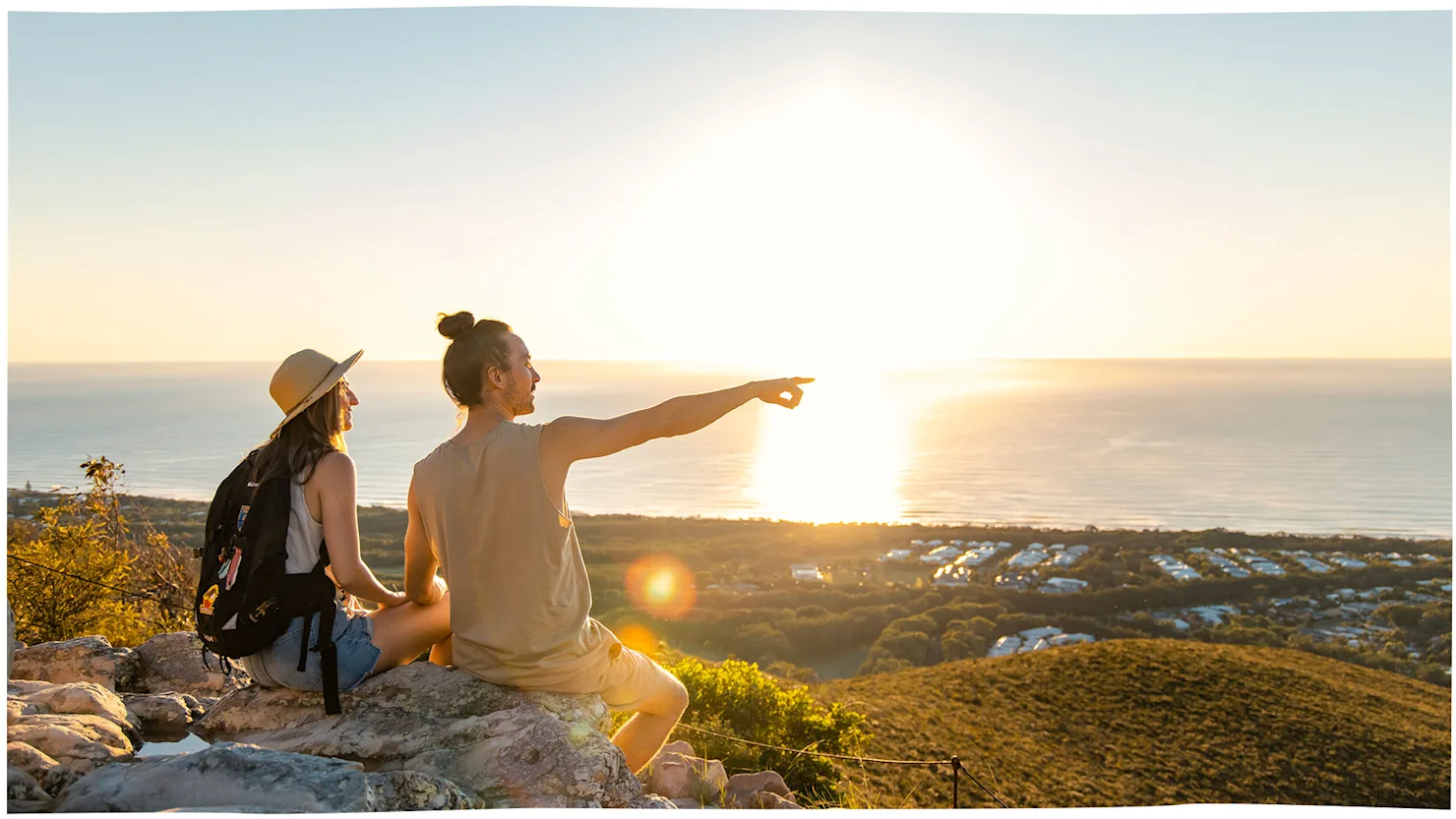 Sunrise at Mount Coolum