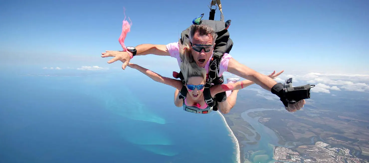 Skydive over the Sunshine Coast