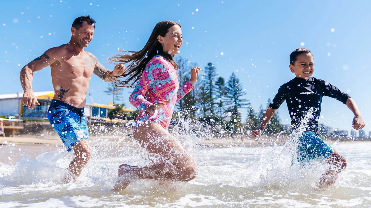 Family fun at Alexandra Headland