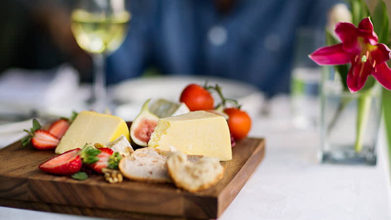 Taste the region with local wine and sumptuous cheeses