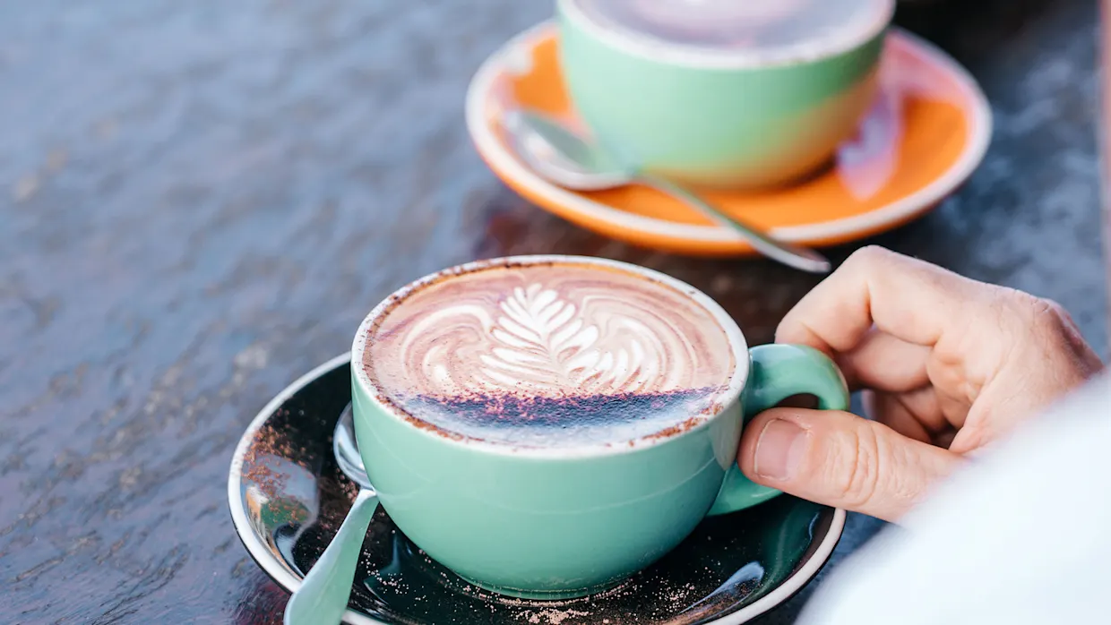 Local coffee from High Tide Cafe, Mudjimba