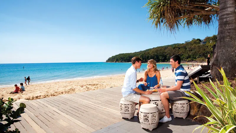 Enjoy a breakfast with views on Noosa Main Beach