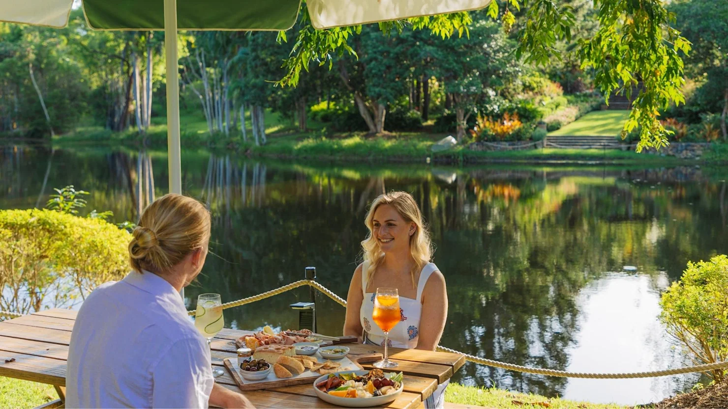 Dining at Alsahwa Estate, Palmwoods, Sunshine Coast