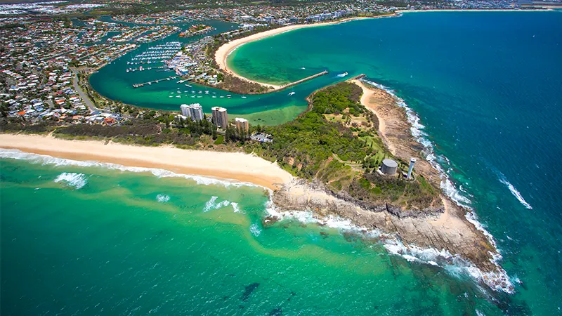 Beautiful views of Point Cartwright, Kawana