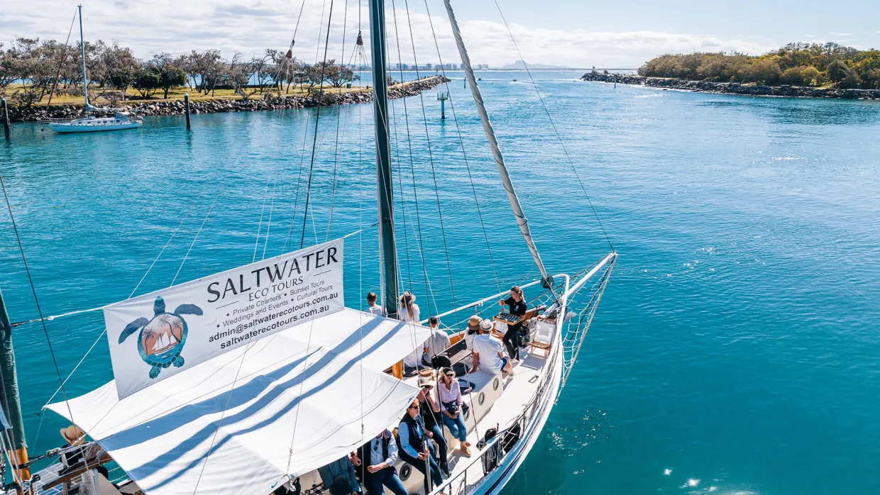 Saltwater Eco Tours, Mooloolaba. Credit: Tourism & Events Queensland