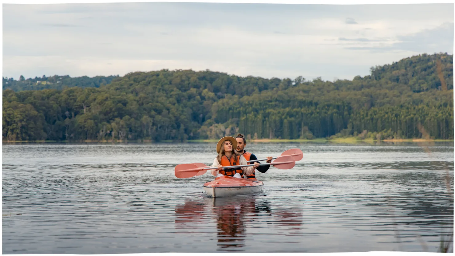 Canoeing on Lake Baroon with Secrets on the Lake, Montville