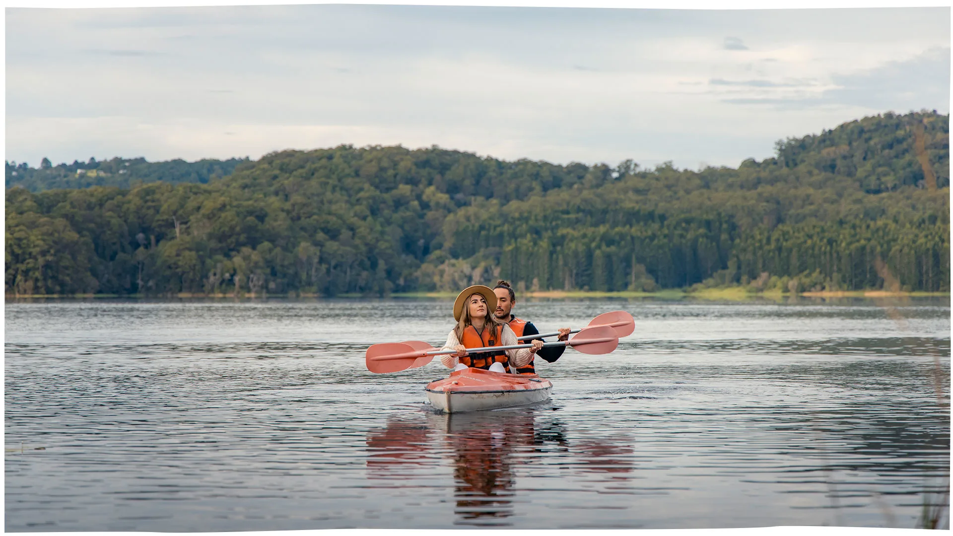 Canoeing on Lake Baroon with Secrets on the Lake, Montville