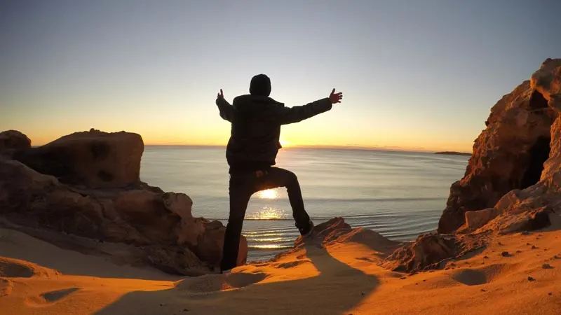 King of the world! Snap Air at Carlo Sandblow in Gympie Region.