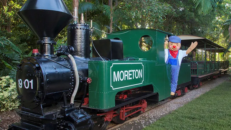 Train rides on Moreton, The Ginger Factory, Yandina