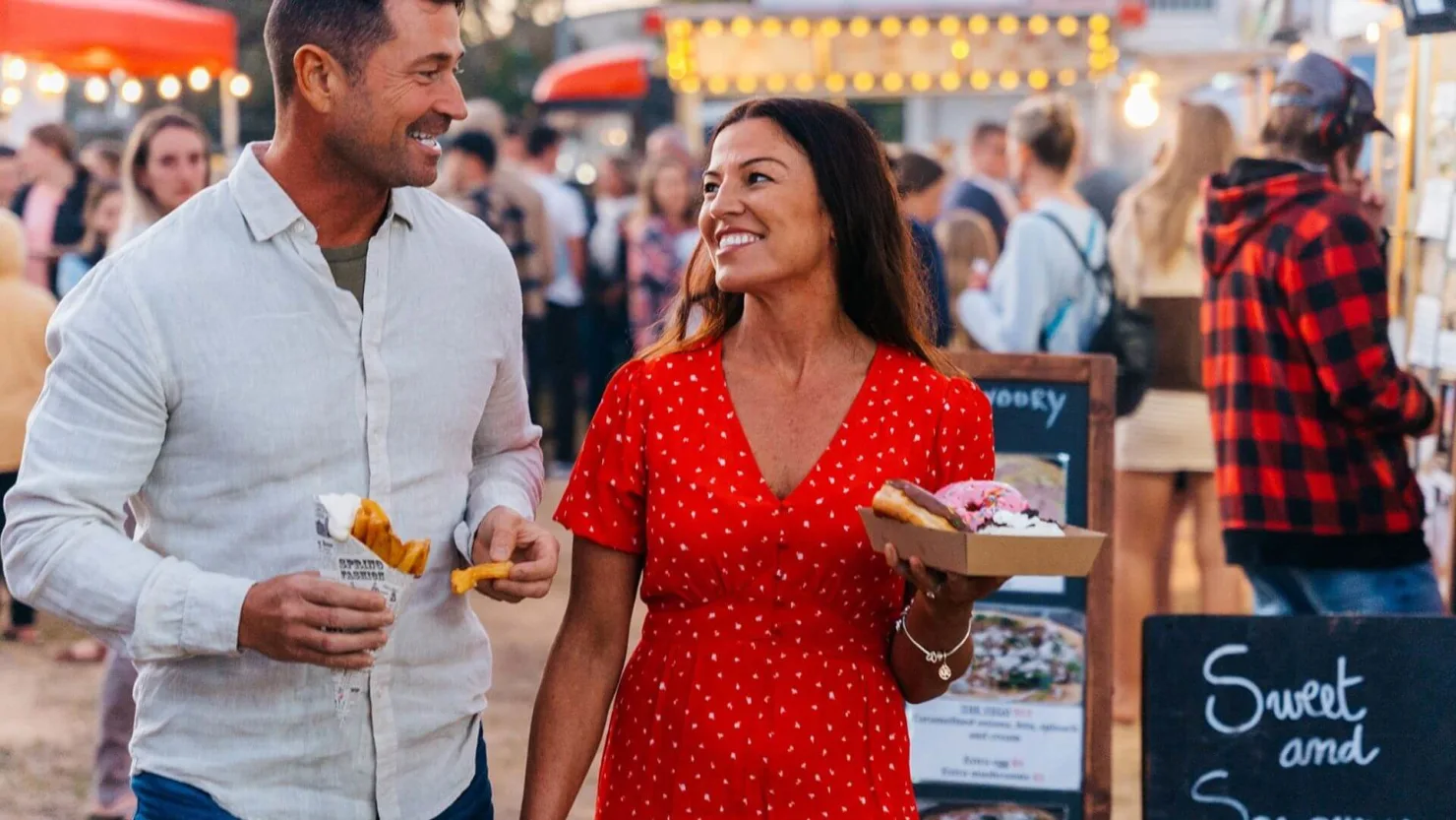 Couple at Marcoola Twilight Market