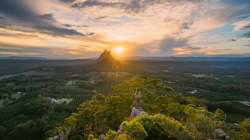 Credit: Jason Charles Hill Mount Ngungun, Glass House Mountains National Park