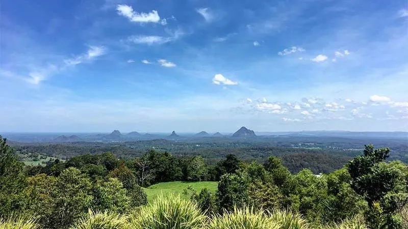 Spectacular views abound on a drive through the Blackall Range.