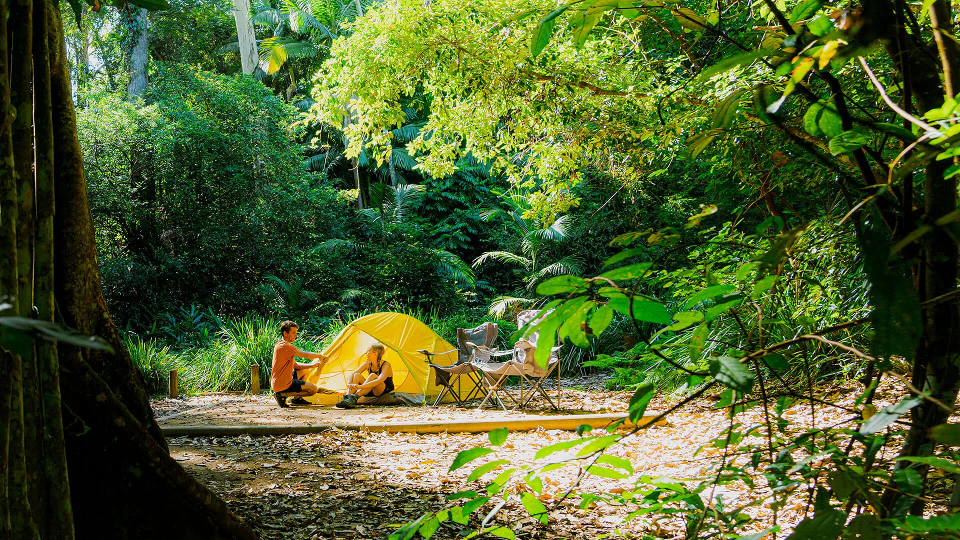 Camping at Booloumba Creek