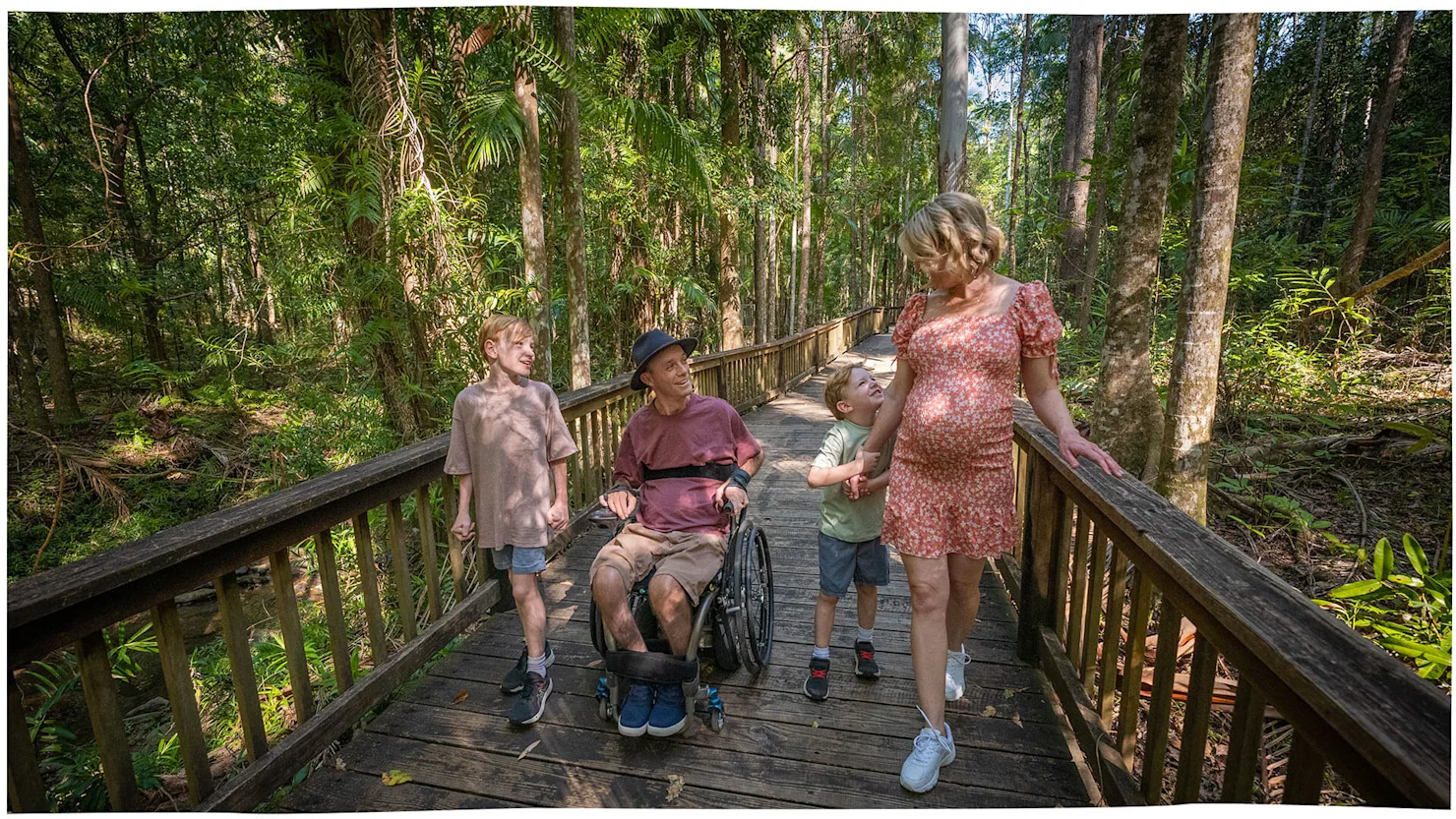 Family at Buderim Forest Park