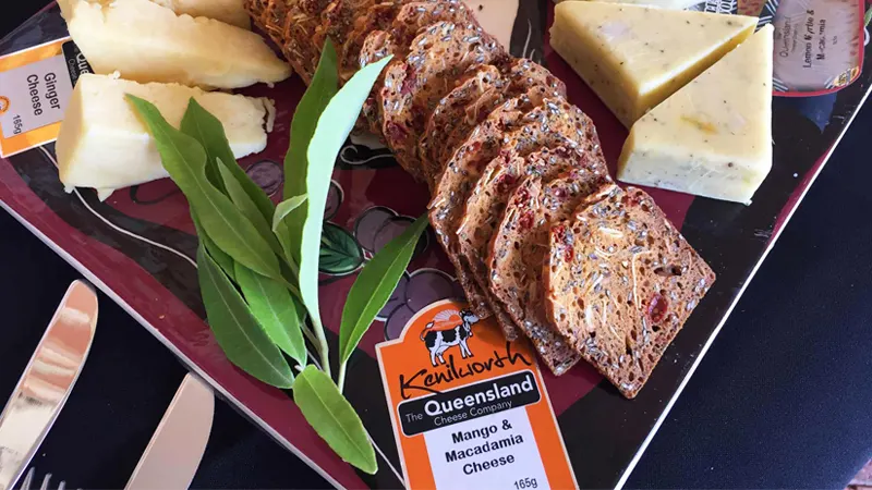 Condiments full of flavour and award winning cheese, now that's a cheese platter!